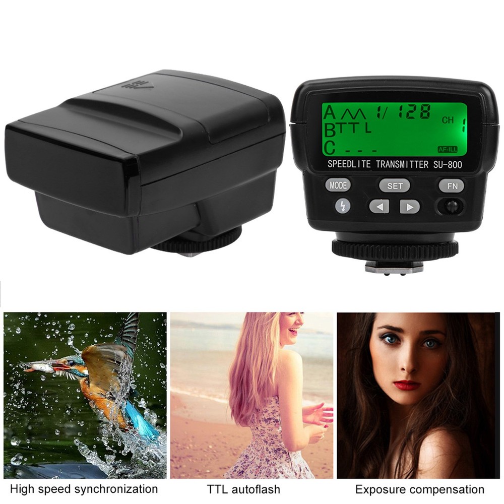 SU800 Wireless TTL Speedlight Commander Flash Light Trigger Transmitter For WT