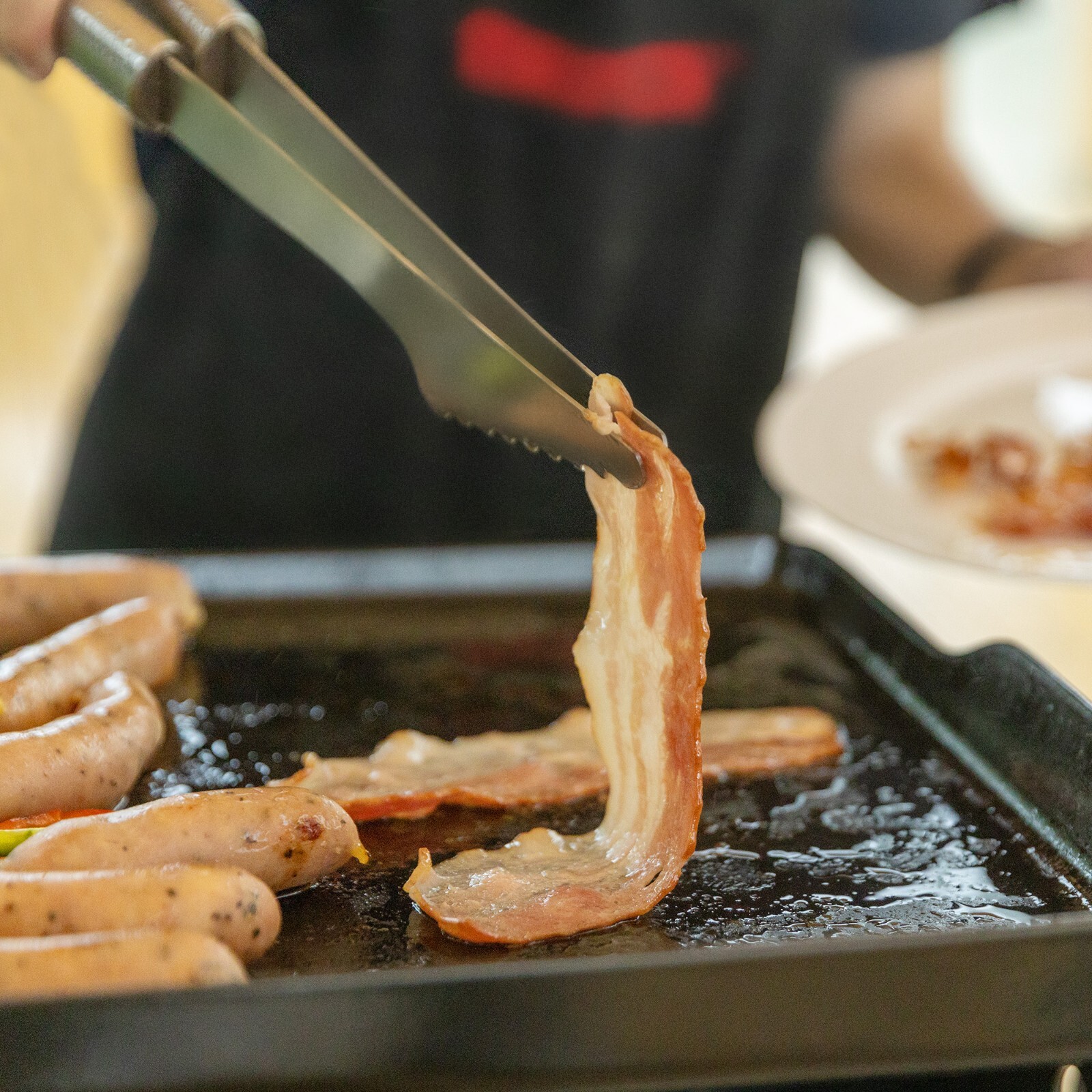 Royal Gourmet 3-Burner Tabletop Griddle Portable Gas Grill for Outdoor Camping