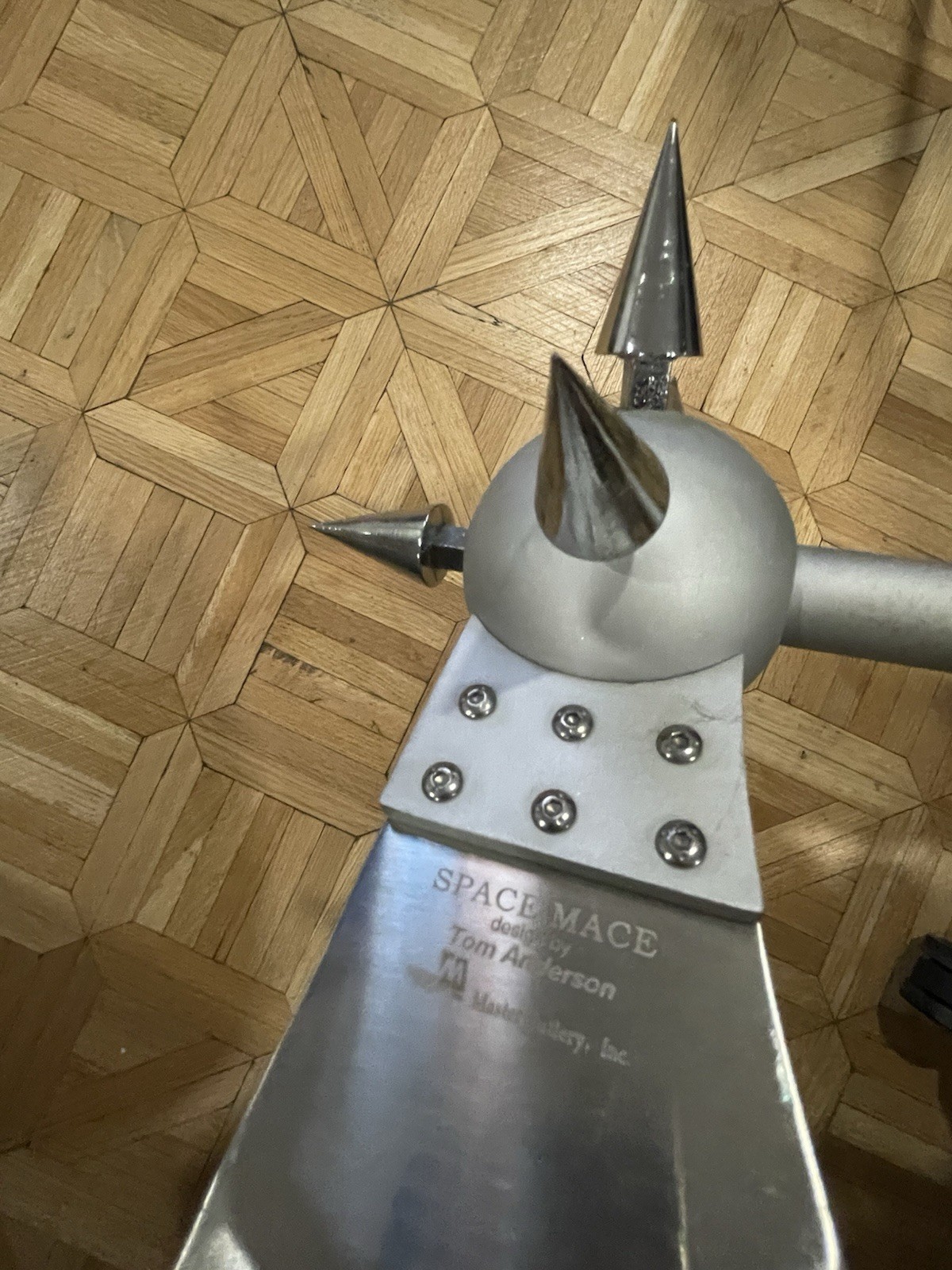 SPACE MACE medieval weapon Axe designed by Tom Anderson Master Cutlery, Inc. 19”