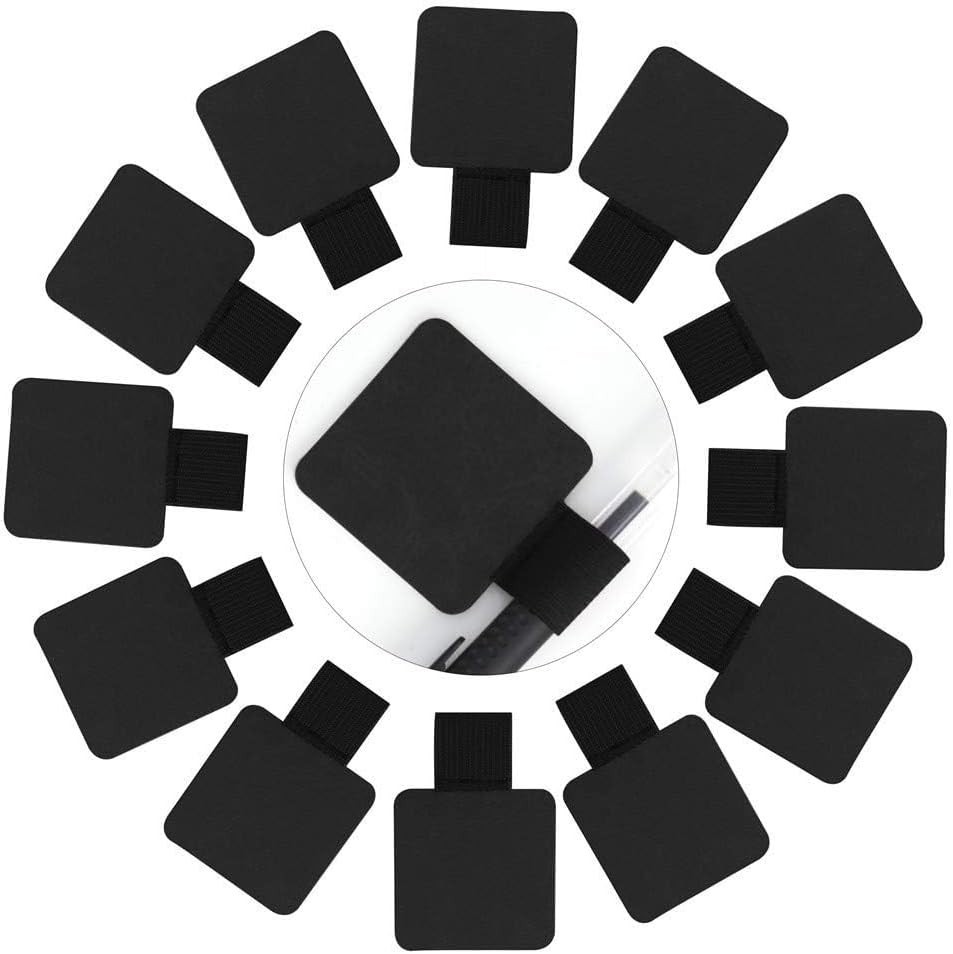 Versatile 12-Piece Adjustable Pen Loop Holders for Stylish Notebooks & Planners