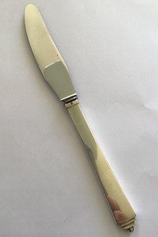 Georg Jensen Sterling Silver Pyramid Dinner Knife No 014