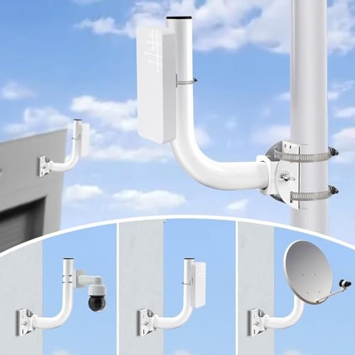 2 Pack Universal Wireless Bridge Bracket Mount, J Pole and Wall-Mounted