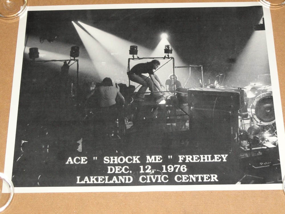 KISS Ace Frehley ‘SHOCK ME’ Poster Lakeland Civic Center