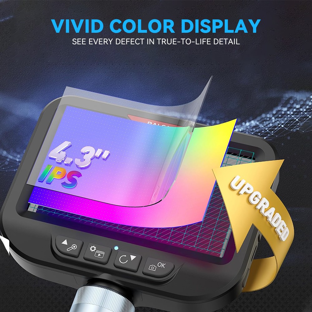 SALE! 4-Way 720° Articulating Borescope Industrial Endoscope Inspection Camera