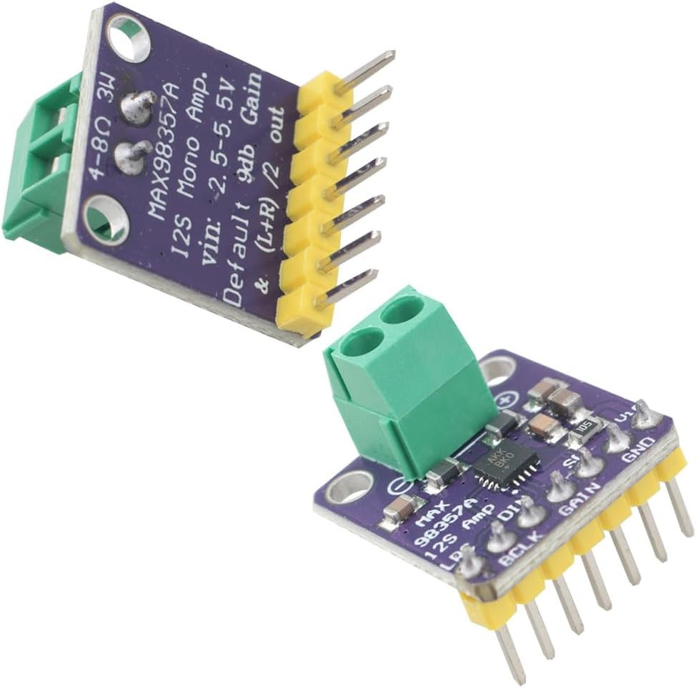 MAX98357 I2S Soldered Class D Audio Amplifier Module Filterless - US