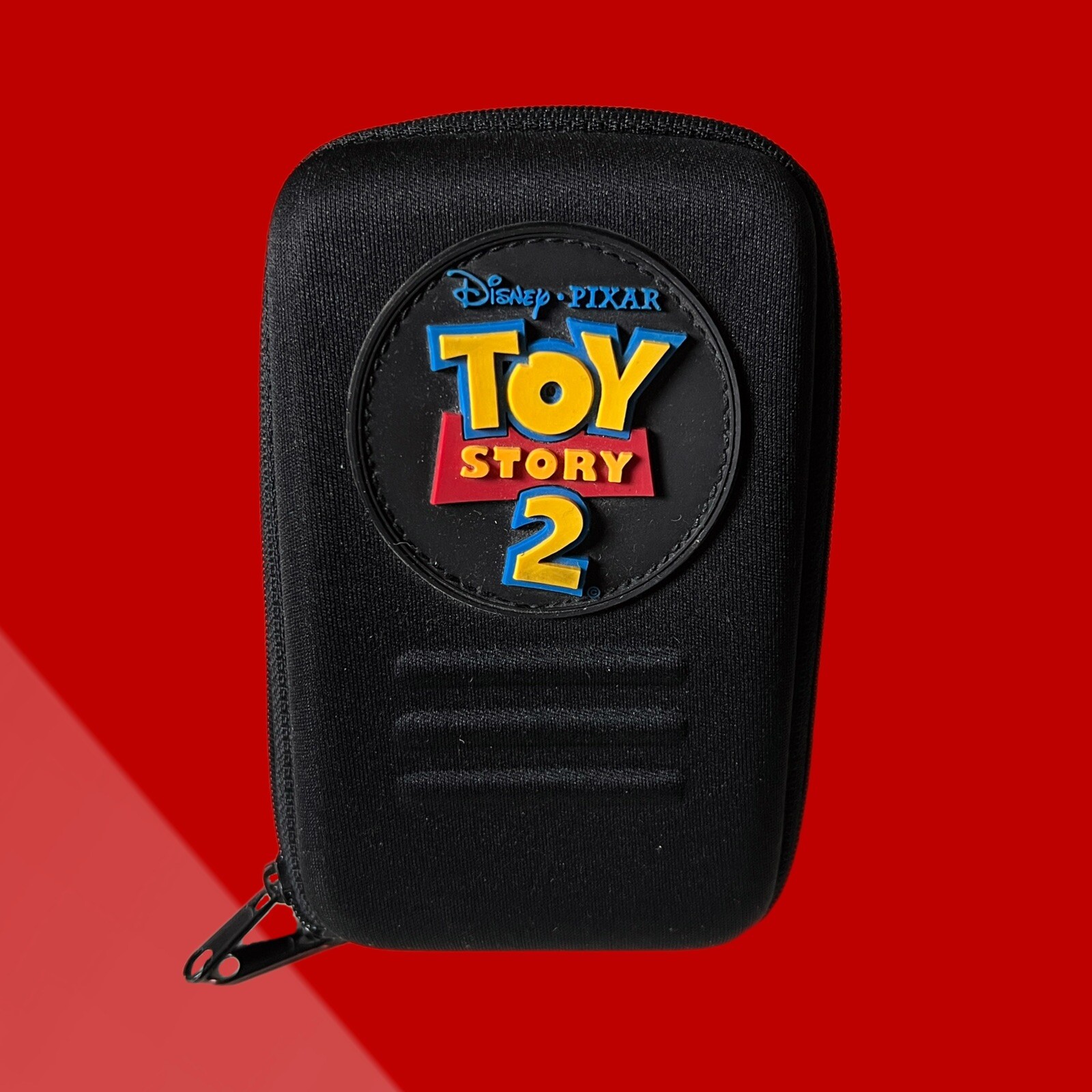 Vintage Disney Toy Story 2 Earbud Camera or Travel Black Case with Belt Loop