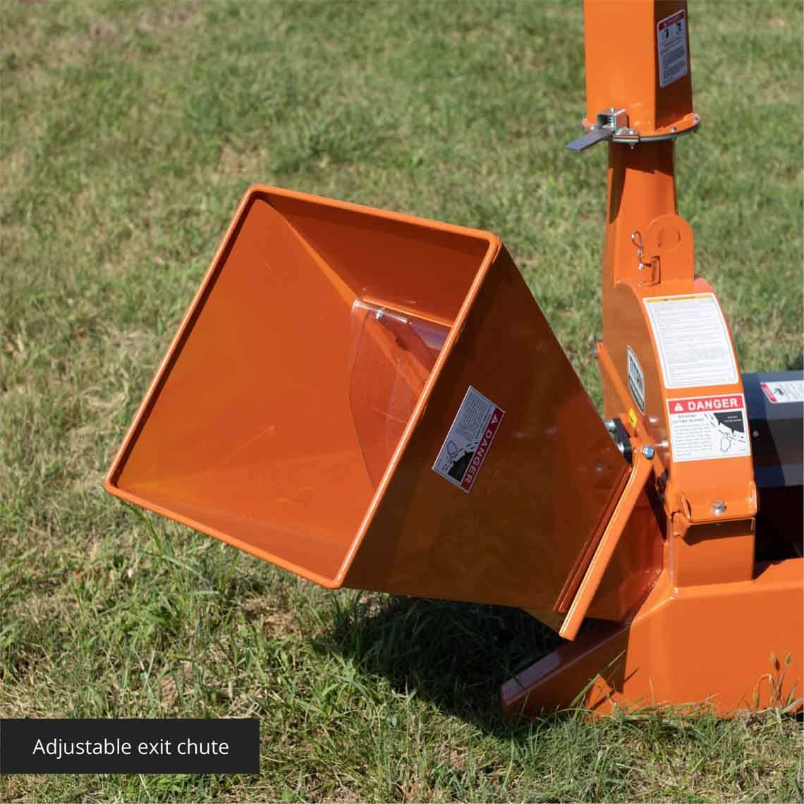 Titan Attachments 3 point PTO Driven 4"x 10" Wood Chipper Shredder Mulcher