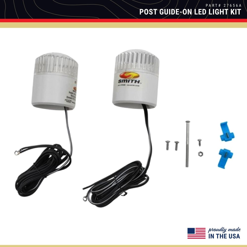 CE Smith 27656A Boat Trailer Post Guide-On LED Light Kit Durable
