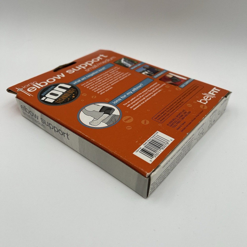 2 Bell Ionic Elbow Support Negative Ions Performance Fit and Fits Small-Medium