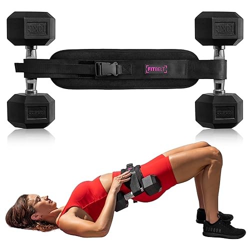 Exercise Hip Thrust Belt - Glute Trainer for Home Workouts with Extra Padding