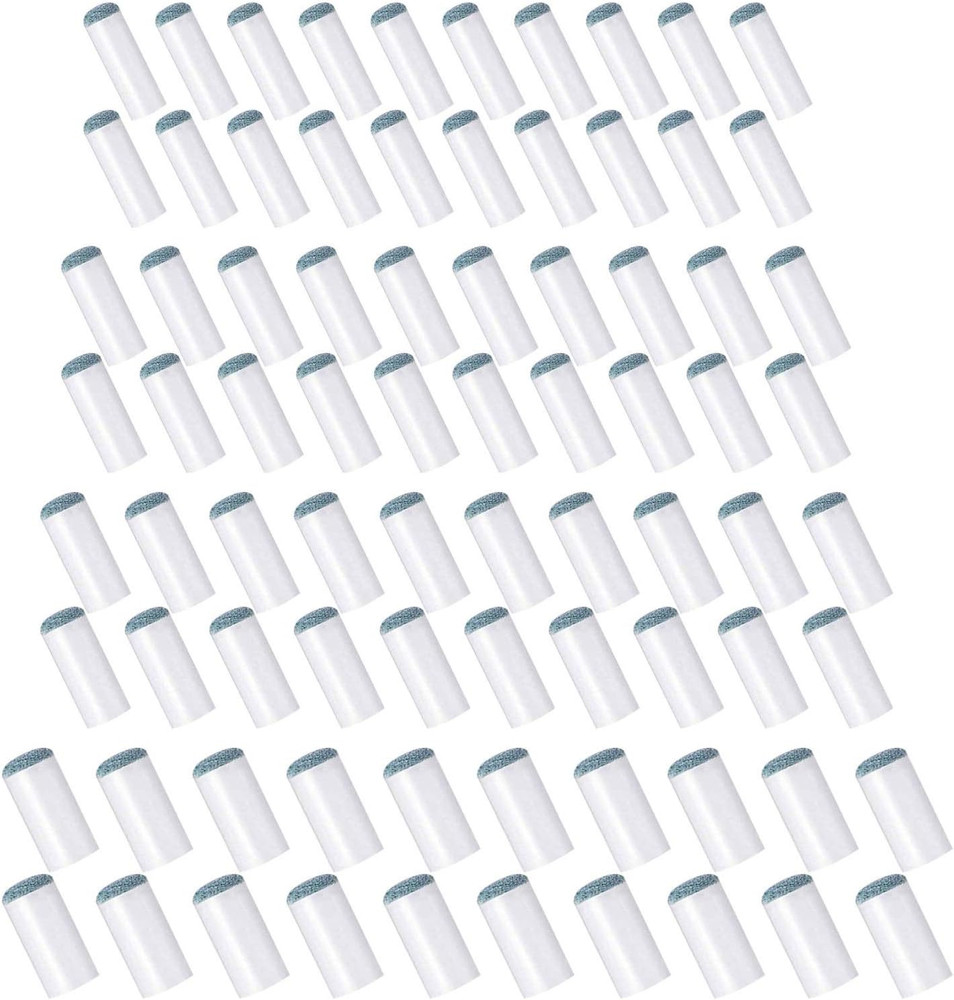 80-Pack Assorted Pool Cue Tips Replacement Kit, 4 Sizes Slip-On Tips New
