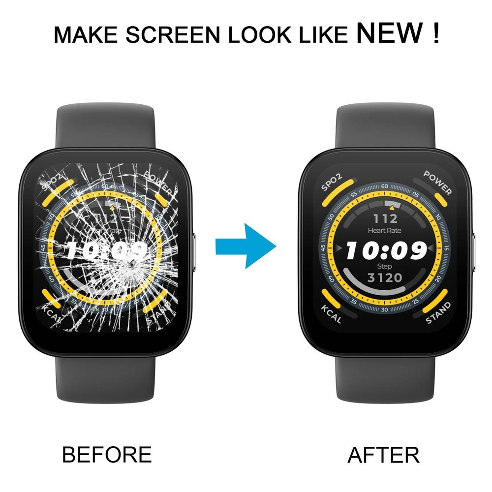 For Amazfit Bip 5 LCD Display Touch Screen Digitizer Full Assembly Replacement