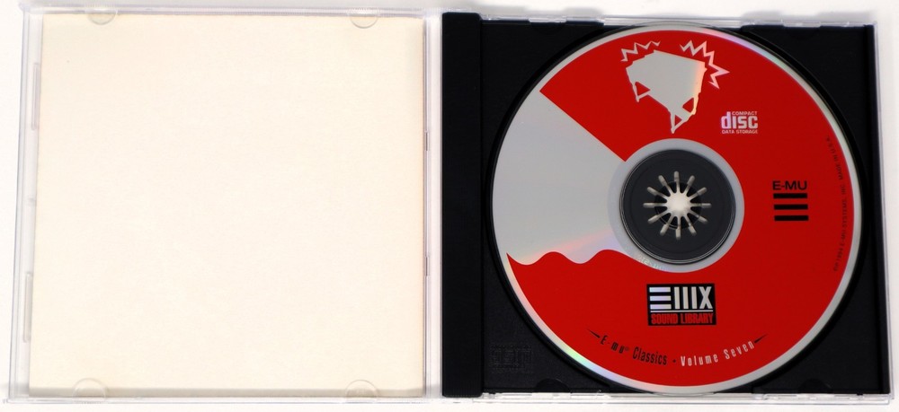 E-MU Systems Sound Library Volume 7 E-MU Classics Sample Library Sampling CD