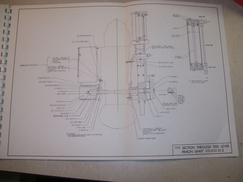 Brown & Sharpe Operation & Maintenance, Turret Drilling Machine