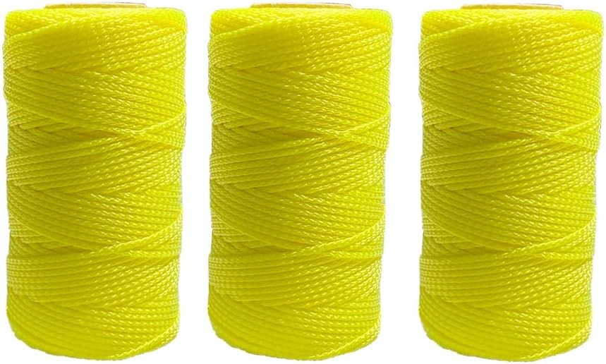 3 Rolls Mason Line String Line #18 Braided Nylon String,Nylon Twine Construct...