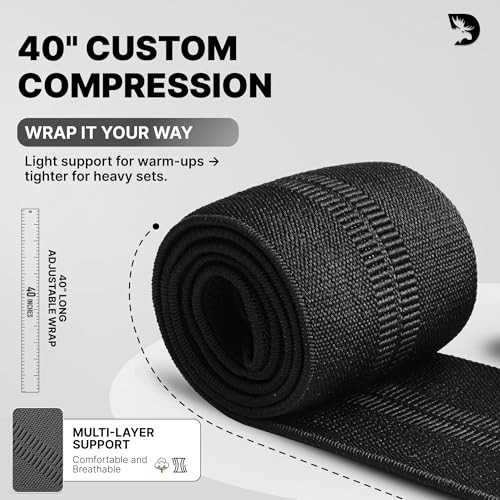 Adjustable Elbow Wraps for Weightlifting - Compression Sleeves for Joint Support