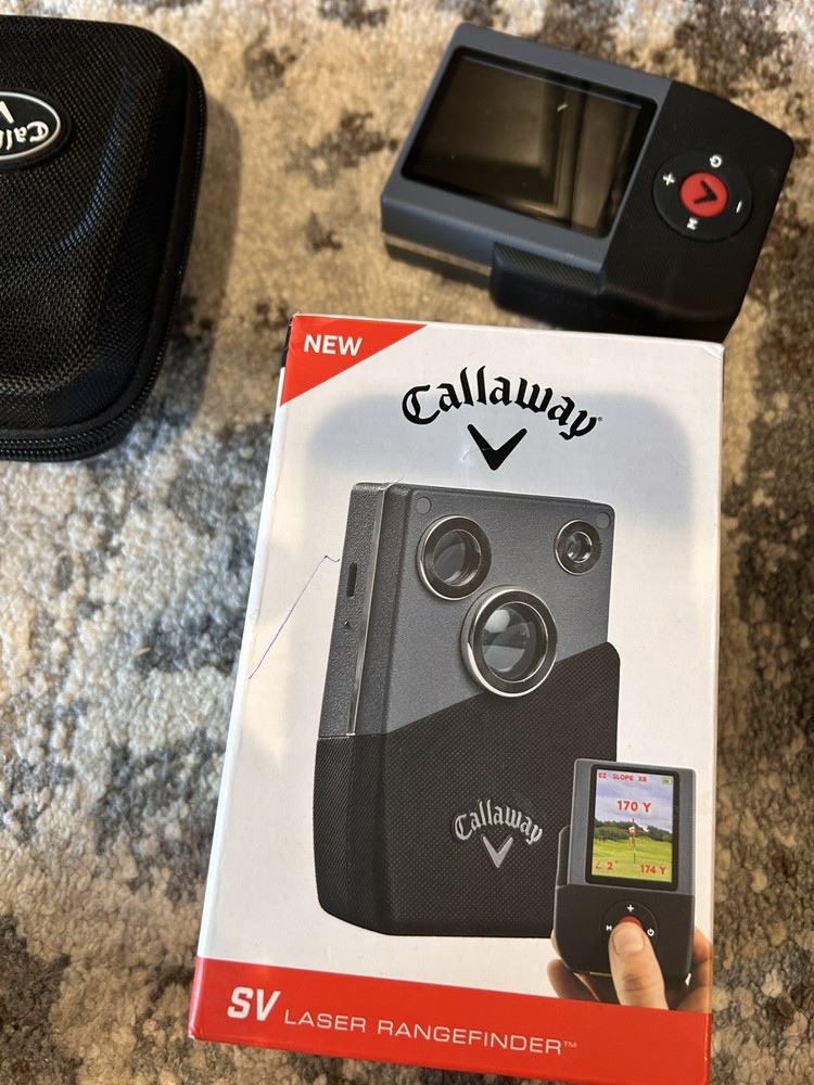 Callaway Golf Screen View Laser Rangefinder. With case