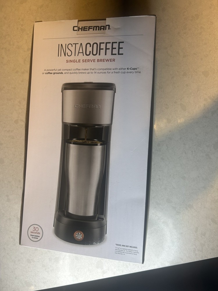 Chefman InstaCoffee Single Serve Coffee Maker