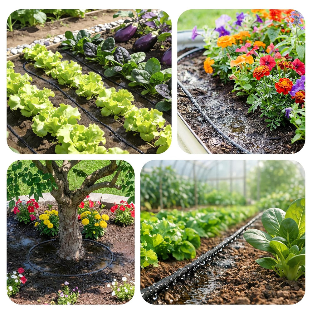 Efficient 230FT Drip Irrigation System - Save 70% Water for Your Garden