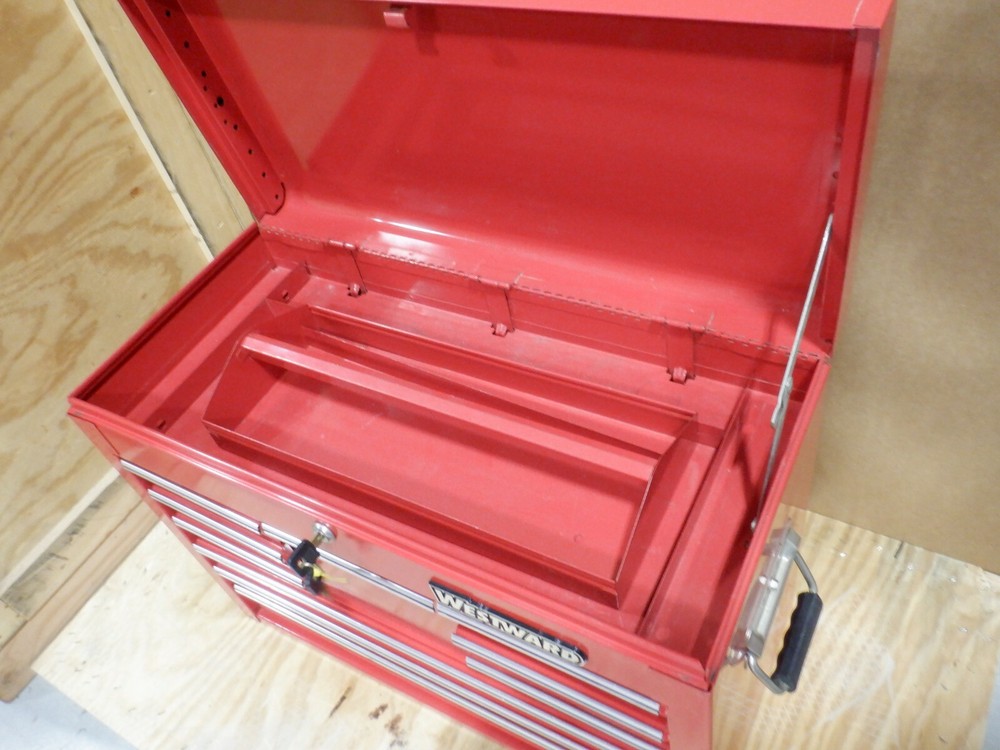 WESTWARD 10 DRAWER TOOLBOX WITH LOCK