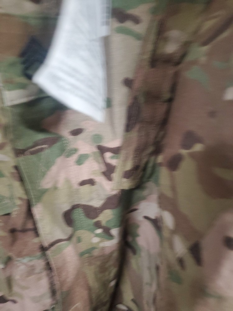 Large Long Need Clean US ARMY ISSUE MULTICAM - FLAME RESISTANT jacket top