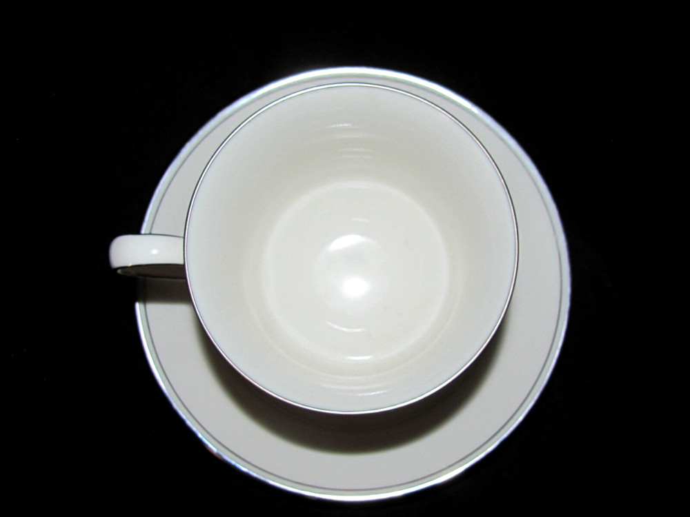 Gorham Elegance Platinum Footed Cup & Sauer Set 3-1/8" H (CH)