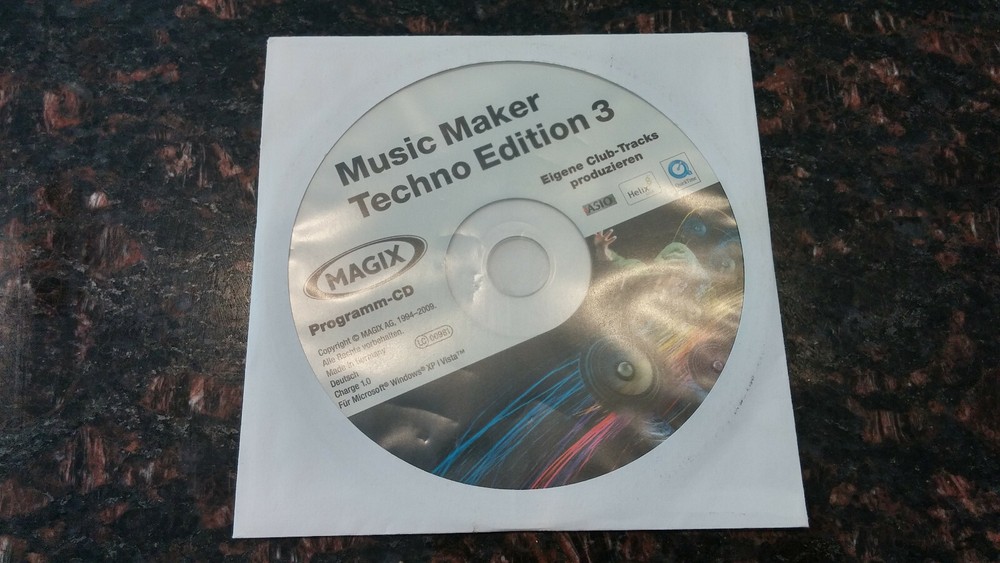 Magix Music Maker Techno Edition 3 Music Creating Software CD EUC!