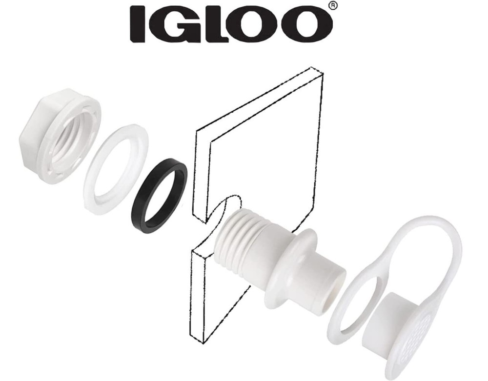 Igloo Replacement Triple Snap Drain Plug 24010
