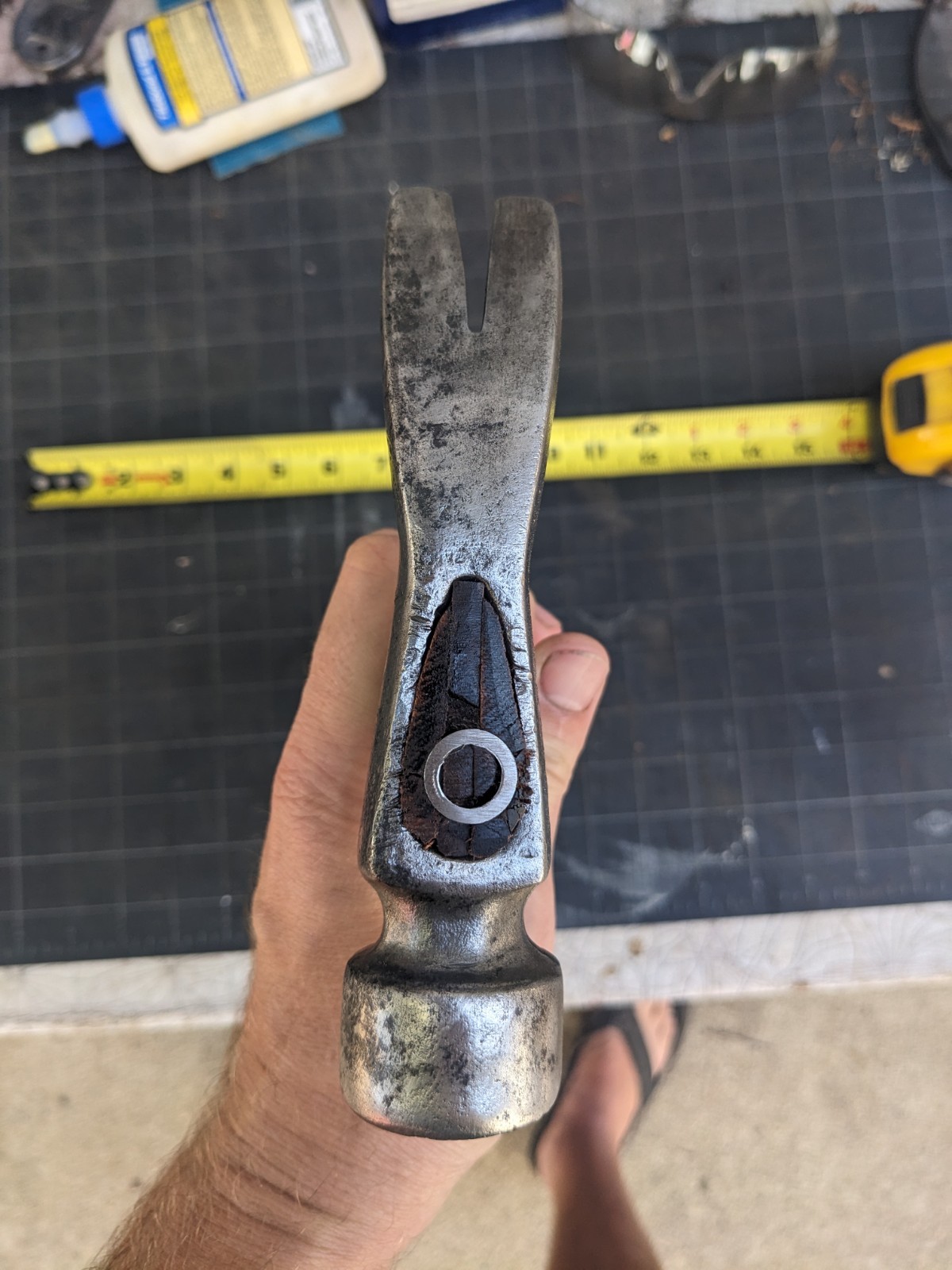 Hart Decker 21 Framing Hammer, Vintage, Waffle Face, Made In USA