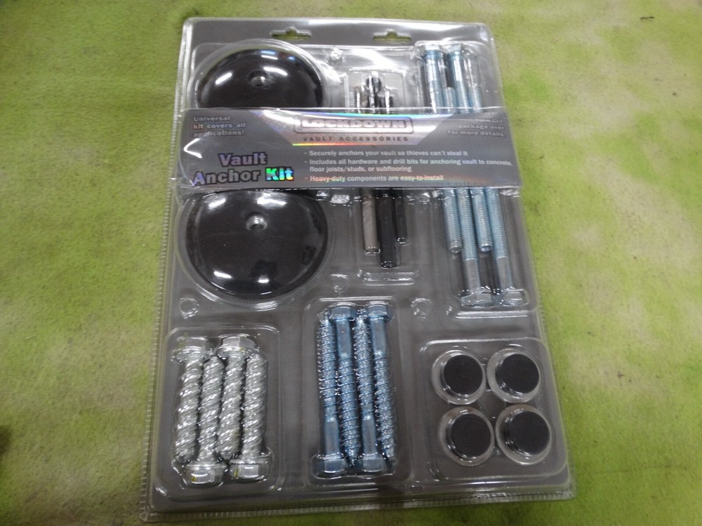 Lockdown Vault Accessories Vault Anchor Kit New