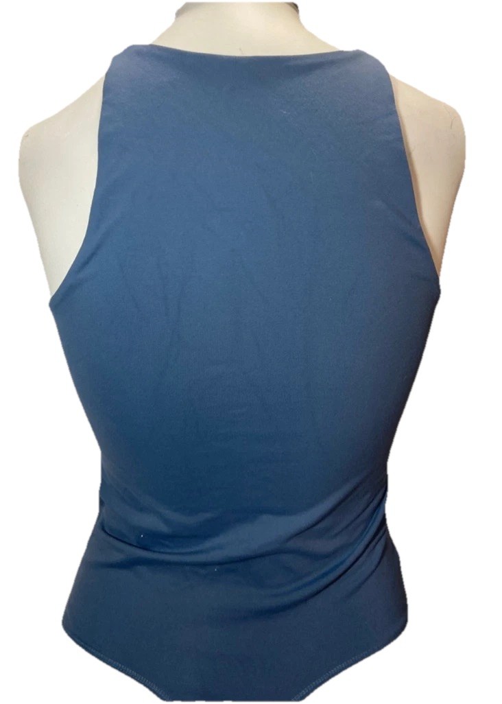 Abercrombie & Fitch Bodysuit Soft Collection High Neck Sleeveless Size S EUC