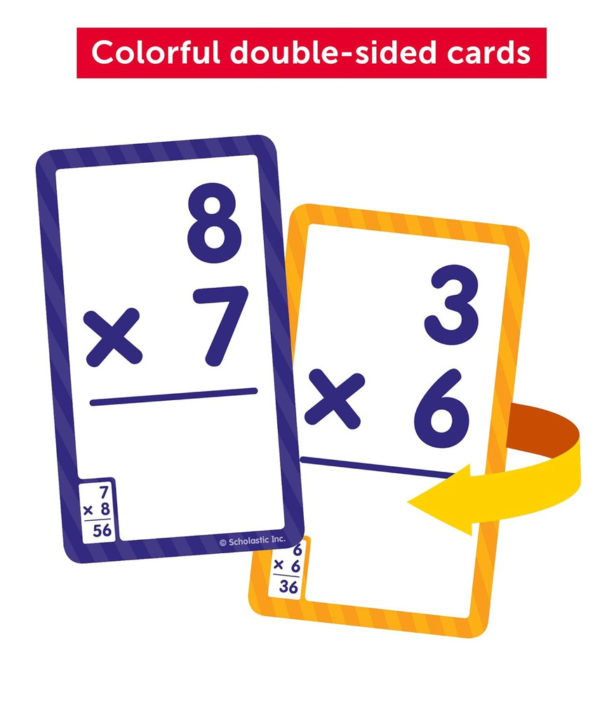 Scholastic Flash Cards: Multiplication 0 - 12