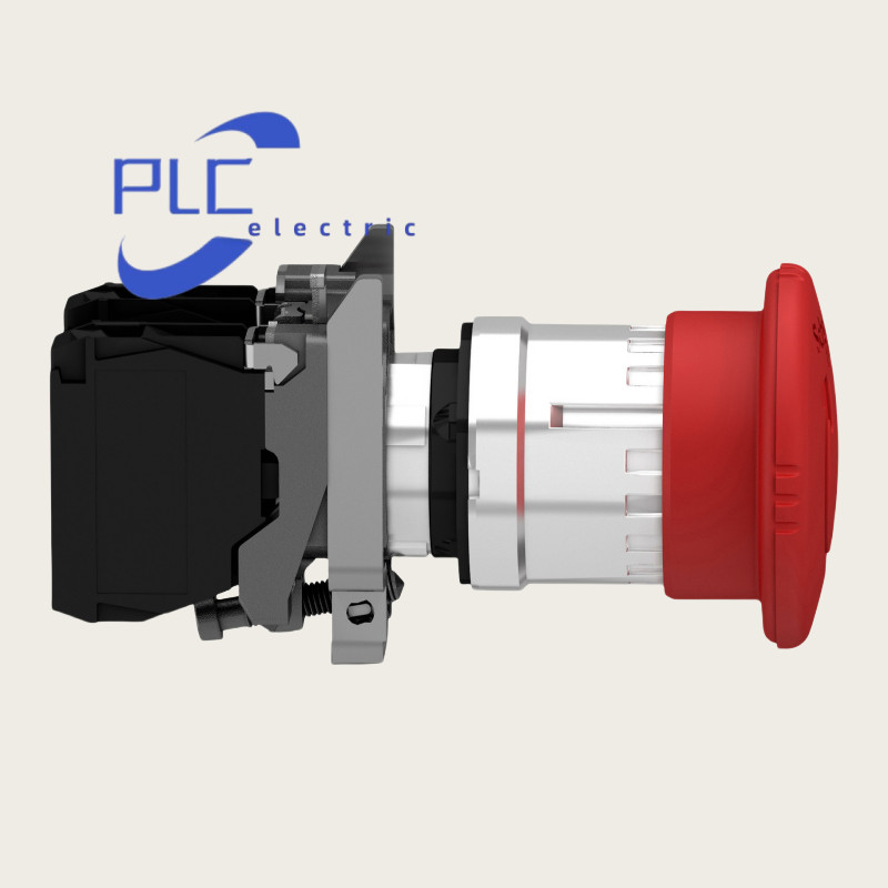 XB4BS8444 1PC New Schneider Emergency stop push button red mushroom trigger