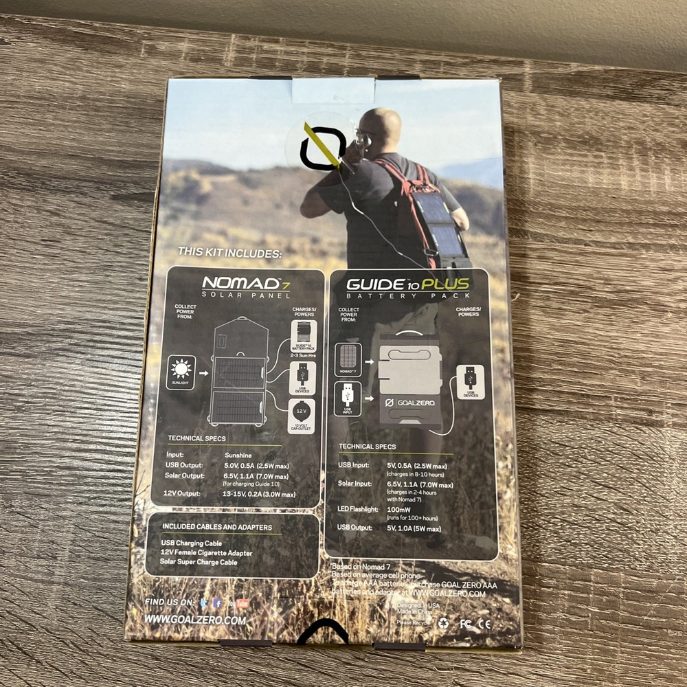 Goal Zero Guide 10 Plus Adventure Kit Nomad 7