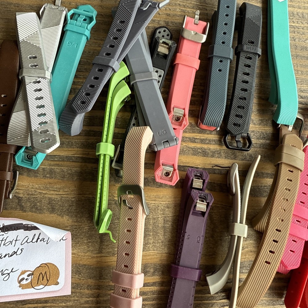 Large Lot It Fitbit Alta / Alta HR Replacement Bands Multicolor LARGE
