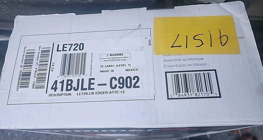 TrimmerPlus LE720 Edger attachment