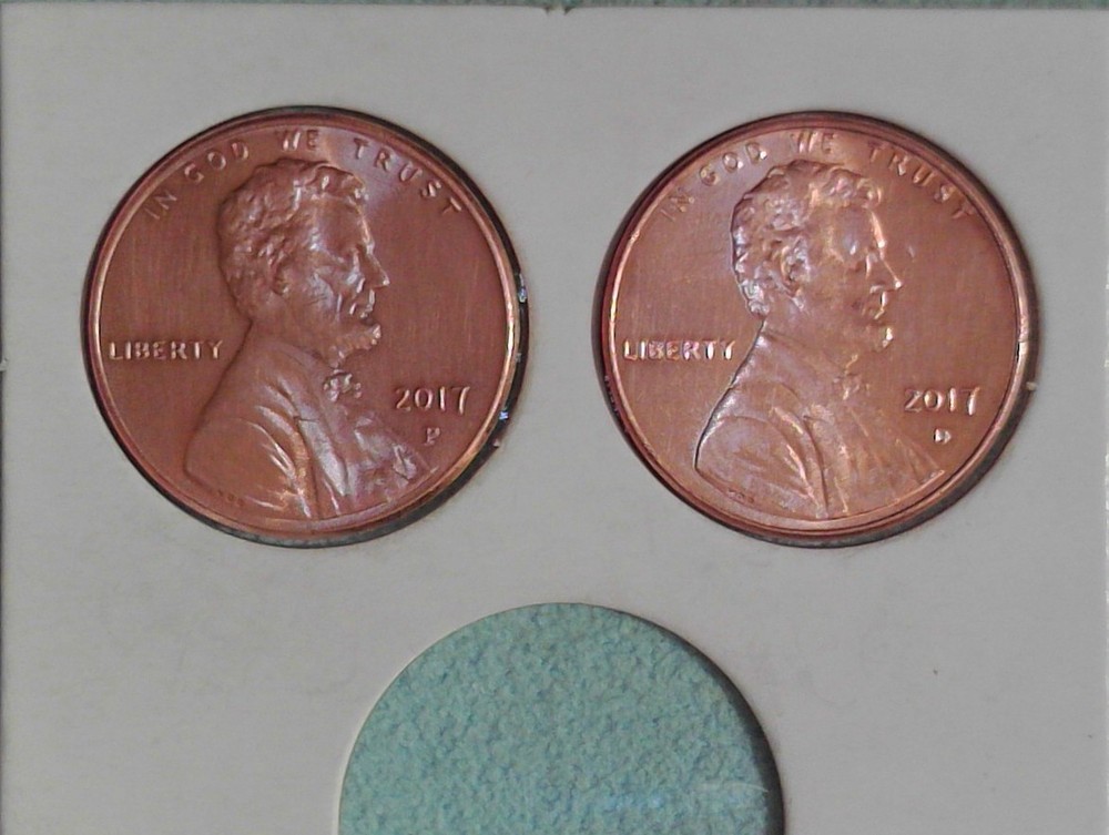 2017 P & D Lincoln Cent, Shield