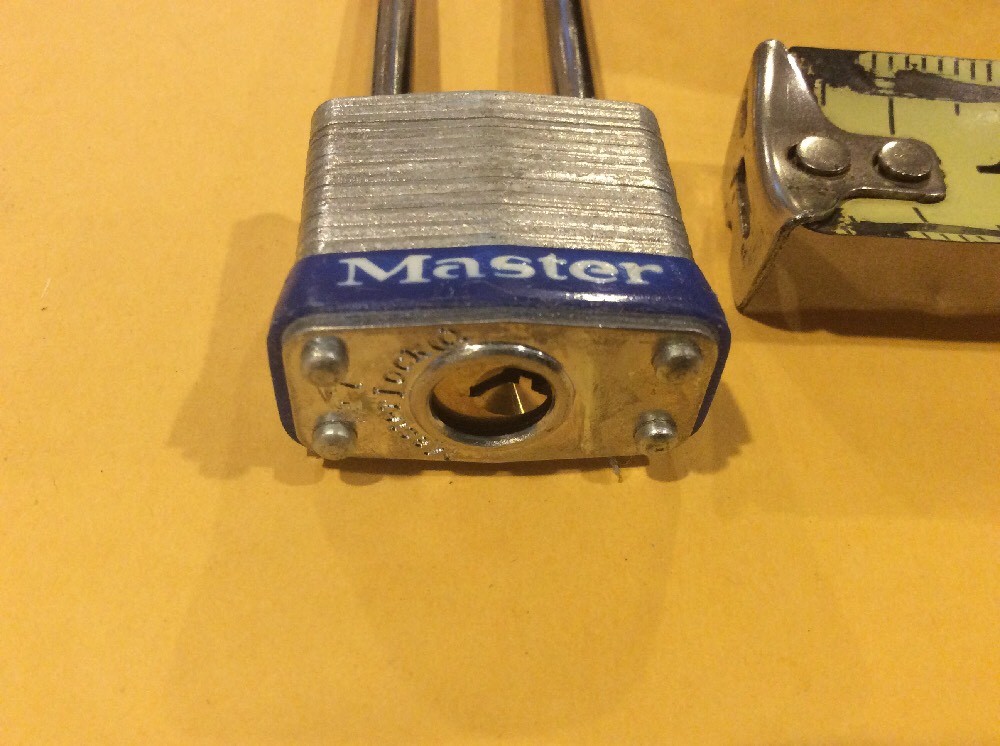 MASTER LOCK 7LJ Padlock, Steel