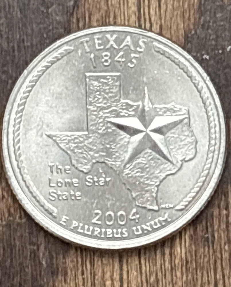 2004 D Texas State Quarter - Circulated