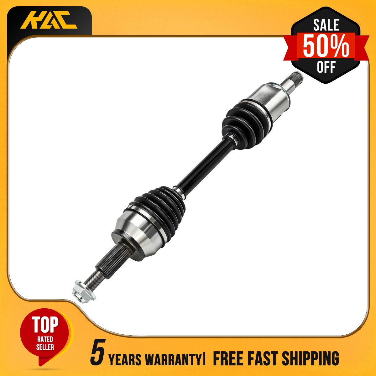 Front Driver CV Axle Assembly for Jeep Grand Cherokee 2011-2022 Dodge Durango