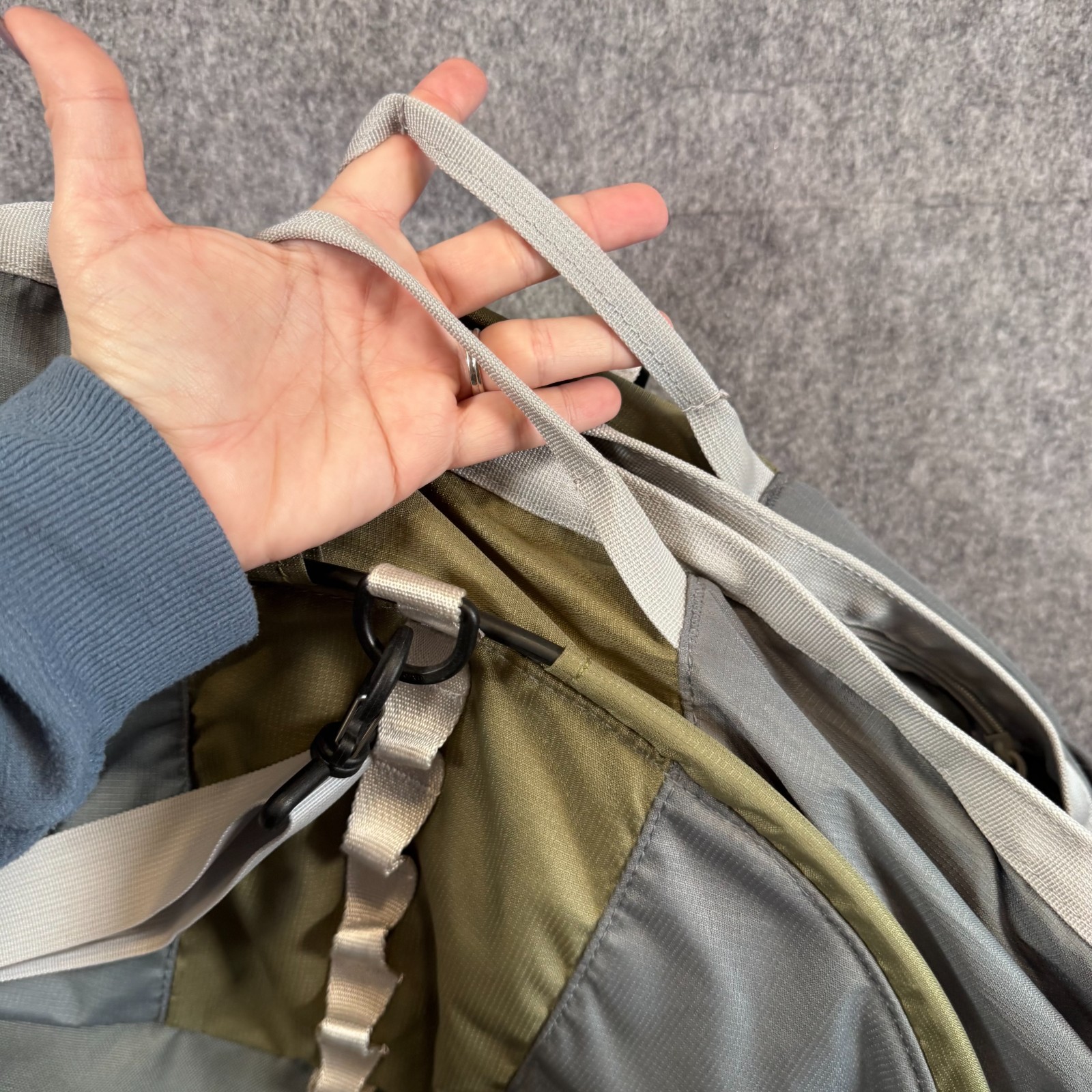 Kelty Camp Hauler 2 Basecamp Organizer Tote Compactible Bag Duffel Green Gray