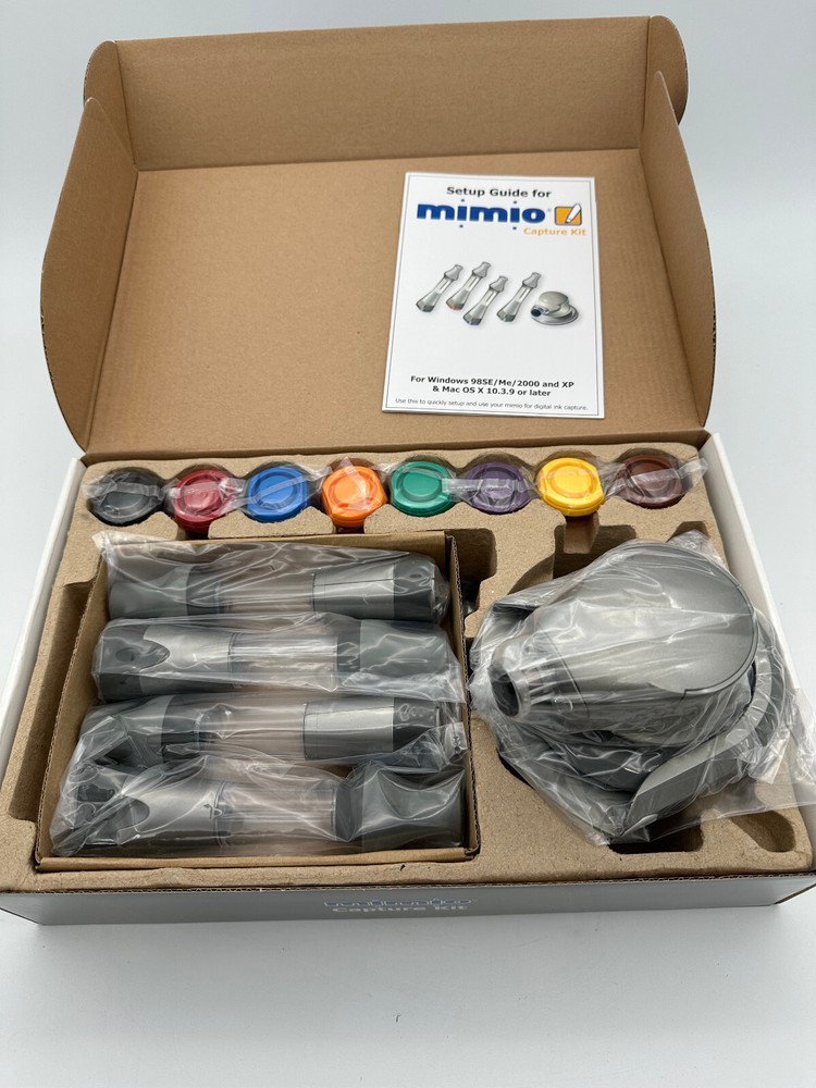NEW! - Mimio Interactive & Capture Kit -Digital Whiteboard System Virtual Link
