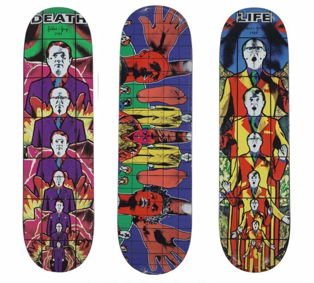 New Gilbert & George Skateboard Set Does not apply