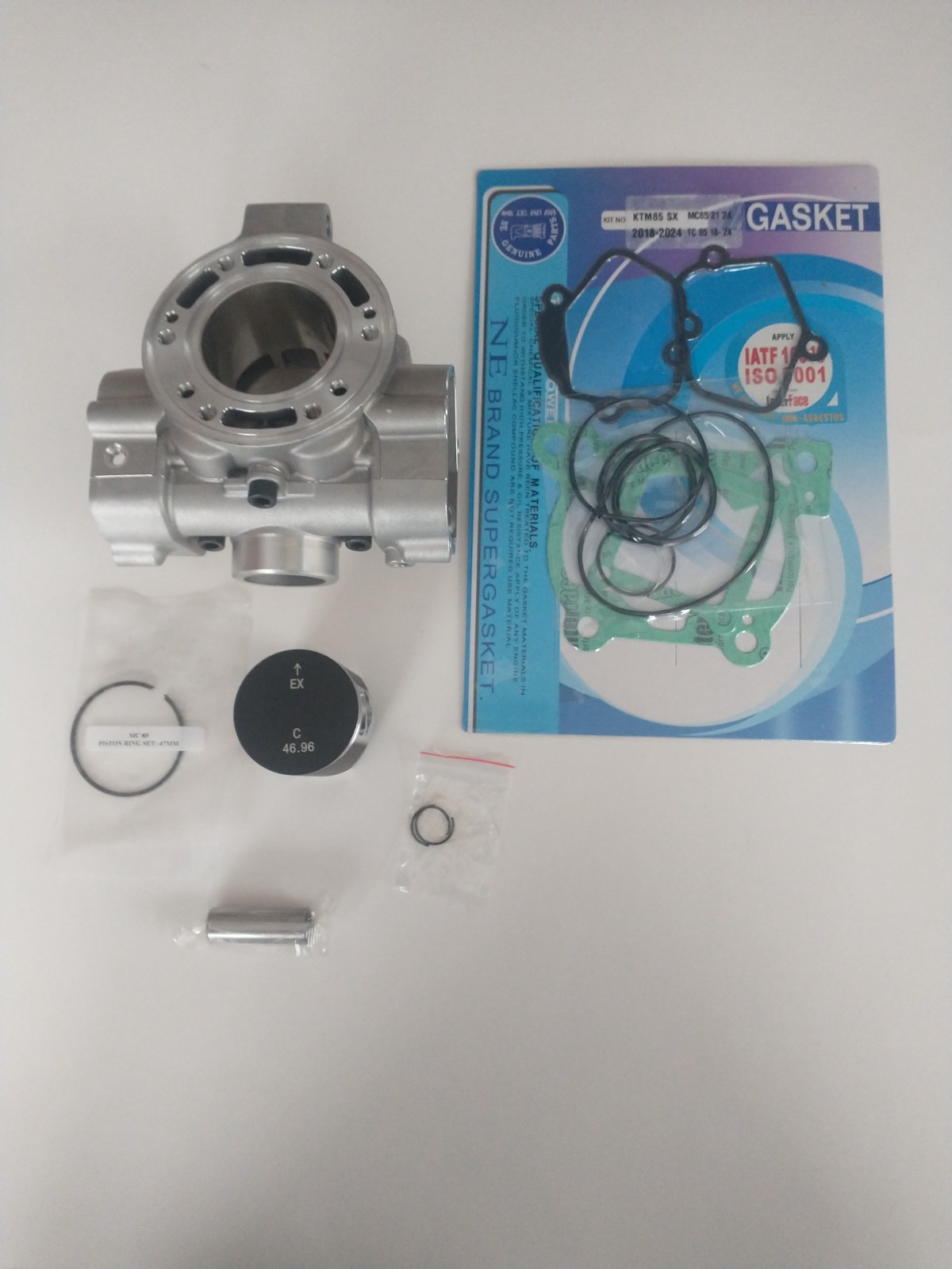 2018-24 KTM 85 SX cylinder, piston, top end rebuild kit new
