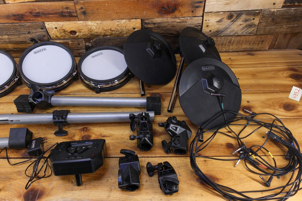 Simmons SD350 Electronic Drum Kit With Mesh Pads MISSING ITEMS