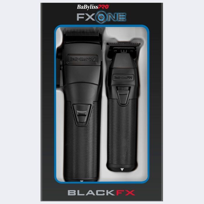 NEW BaByliss PRO Matte Black FXONE Professional Clipper & Trimmer & Dual Battery
