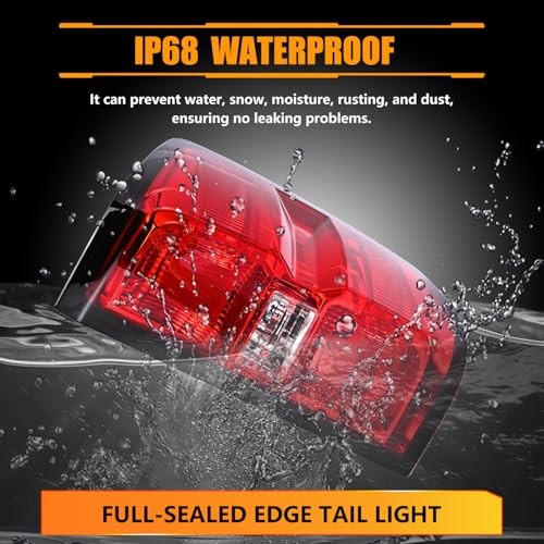 Left Tail Lights for 2014-2019 Chevy Silverado 1500 2500HD Left Driver Side