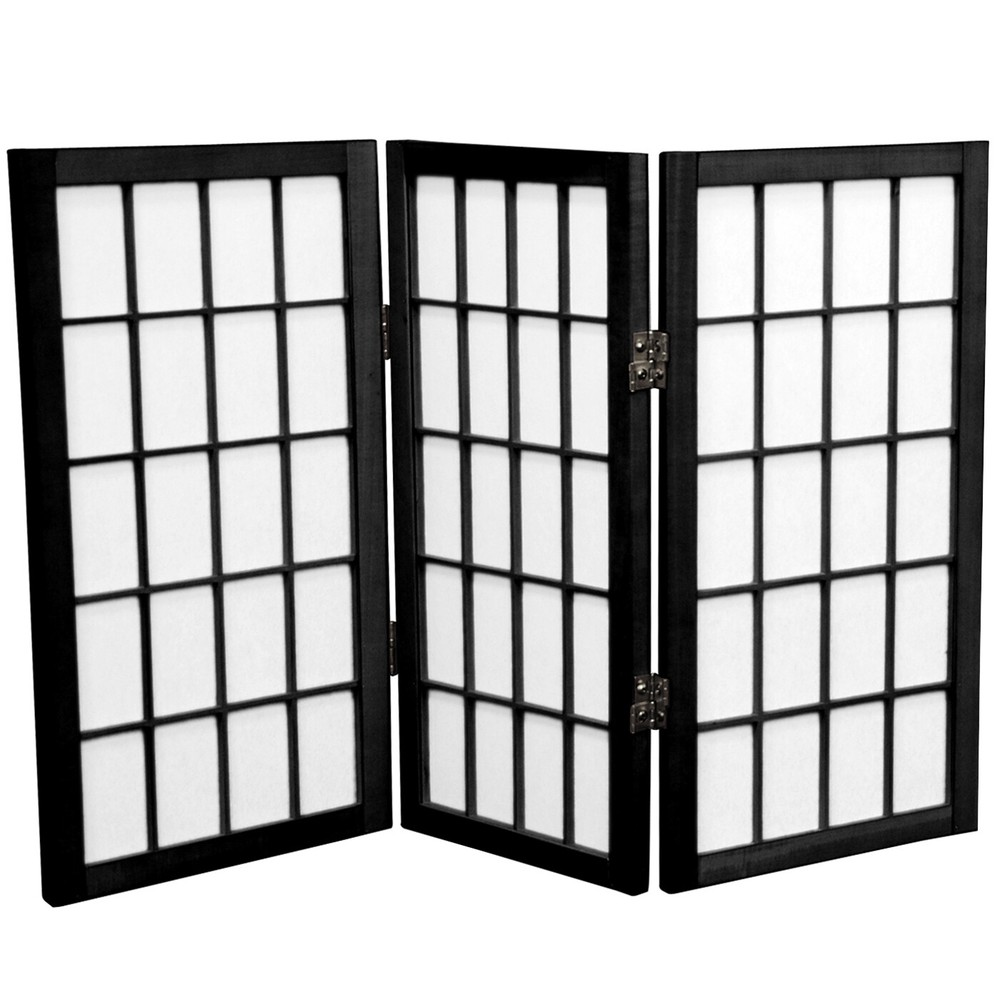 2 ft. Tall Desktop Window Pane Shoji Screen