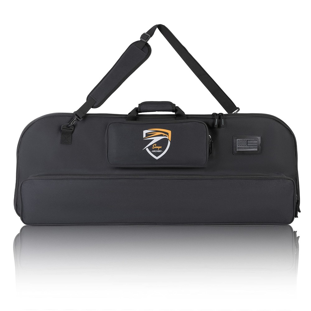 SUNYA Compound Bow Case with Molle System - Neoprene Bow String Protection  P...