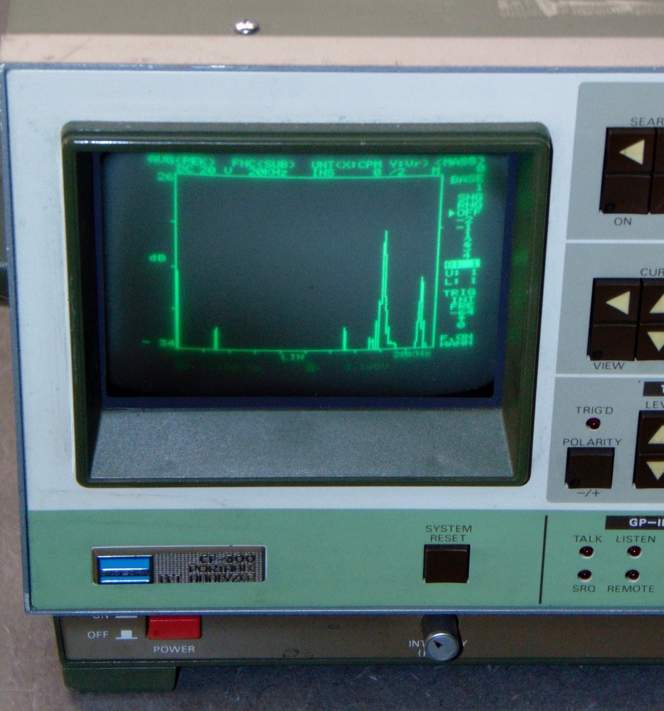ONO SOKKI CF-300 PORTABLE FFT ANALYZER